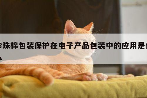 珍珠棉包装保护在电子产品包装中的应用是什么