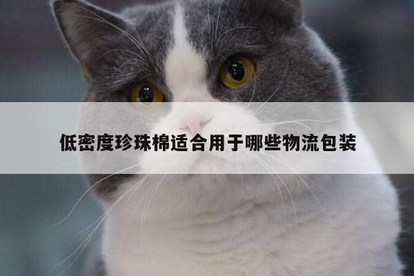 低密度珍珠棉适合用于哪些物流包装